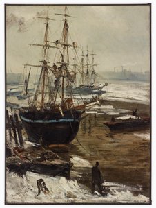 Temže v ledu od James Abbott McNeill Whistler