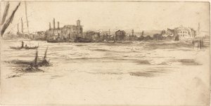Neklidná Temže od James Abbott McNeill Whistler