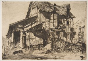 Nebezpečný činžovní dům (Stará farma) od James McNeill Whistler