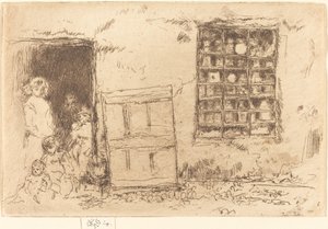 Vesnická cukrárna od James Abbott McNeill Whistler