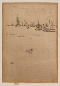 Loď pro návštěvníky od James McNeill Whistler