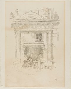 The Whitesmiths, Impasse des Carmélites od James McNeill Whistler