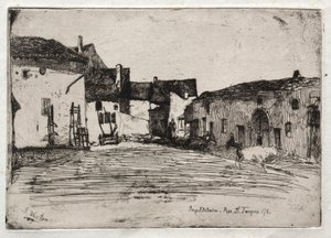Dvanáct leptů z přírody:  Liverdun od James McNeill Whistler