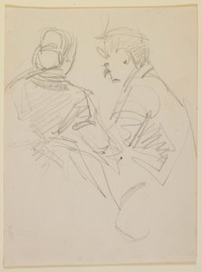 Dvě postavy od James Abbott McNeill Whistler
