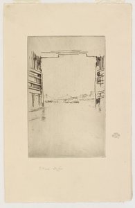 Pod starým mostem Battersea od James Abbott McNeill Whistler