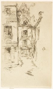 Pod katedrálou, Blois od James Abbott McNeill Whistler