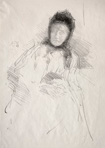 Nedokončená skica lady Hadenové od James McNeill Whistler