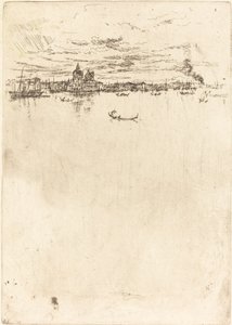 Vzpřímené Benátky od James Abbott McNeill Whistler