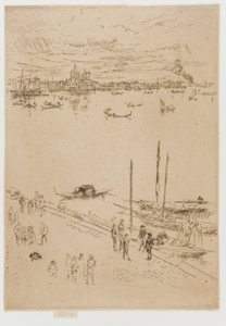 Vzpřímené Benátky od James Abbott McNeill Whistler