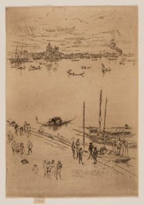 Vzpřímené Benátky od James Abbott McNeill Whistler