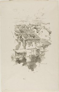 Vitré: Kanál od James McNeill Whistler