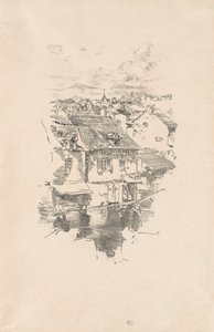 Vitré: Kanál od James McNeill Whistler