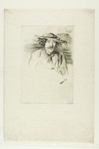 Whistler s kloboukem od James Abbott McNeill Whistler