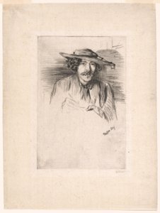 Whistler s kloboukem od James Abbott McNeill Whistler