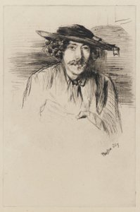 Whistler s kloboukem od James Abbott McNeill Whistler