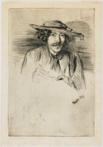 Whistler s kloboukem od James Abbott McNeill Whistler