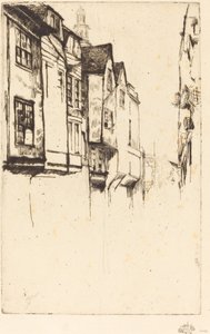 Velká ulice od James Abbott McNeill Whistler