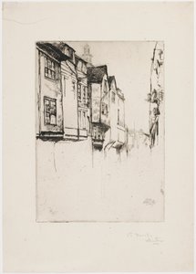Velká ulice, Londýn od James Abbott McNeill Whistler