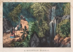 A Mountain Ramble, c. 1872-74. od James Merritt Ives