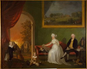 Portrét Roberta Mynorse a jeho rodiny, 1797.