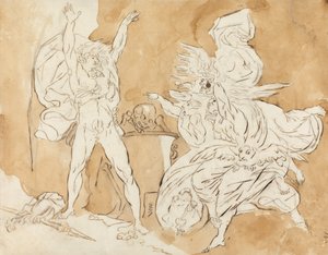 Macbeth a čarodějnice od James Northcote