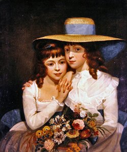 The Leicester Sisters (olej na plátně) od James Northcote