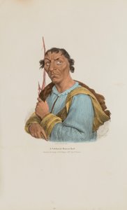 Slavný náčelník z Ottowy, z The Aboriginal Portfolio od James Otto Lewis