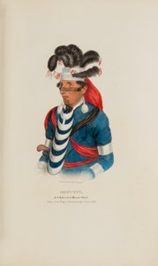 BREWETT; Slavný náčelník Miami Chief, z Aboriginal Portfolio