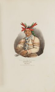 CAA-TAA-KE MUNG-GA aneb Skvrnitý blázen, náčelník z Miami, z portfolia domorodců od James Otto Lewis