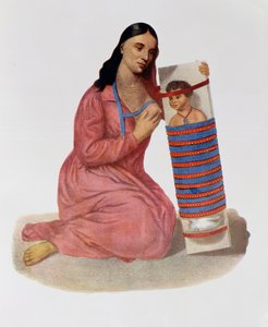 Chippeway Mother and Child, 1826, ilustrace z 