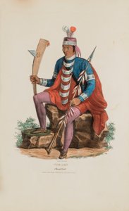 RICHARDVILLE; náčelník z Miami, z portfolia domorodců od James Otto Lewis
