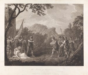 Pád Aganecca, 1783 od James Parker