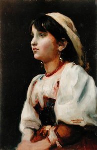 Geralda, cca 1880 (olej na plátně)