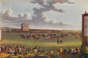 Závody v Newmarketu, 1909. od James Pollard