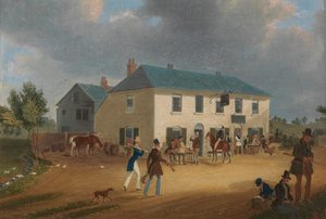 Mimo The Pike and Anchor Inn na End Conders, Middlesex od James Pollard