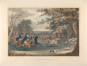 Royal Hunt ve Windsor Parku od James Pollard