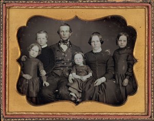 Portrét rodiny, c. 1848 (foto) od James Presley Ball