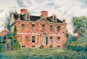 Cliveden, Germantown, Pennsylvania, USA, 18. století 1921.