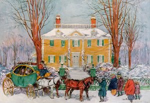Longfellow House, Cambridge, Massachusetts, USA, 18. století 1921.