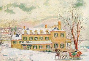 The Kendall House, Virginia, USA, c18. století 1921.