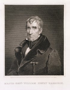 Generálmajor William Henry Harrison, vyrytý Richard W. Dodson (1812-67)