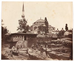 „Schodiště v Tophanně“ [Istanbul. Mešita s jedním minaretem] od James Robertson