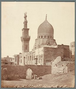 Egypt. Káhira. Náboženský pohřební komplex mamlúckého emíra Kani Beye Ar-Rammaha (1503) od James Robertson