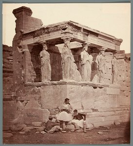Erechtheion - chrám na athénské Akropoli. od James Robertson