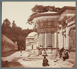 Fontaine de Eyoub [Istanbul. Kašna sultána Eyüpa?] od James Robertson