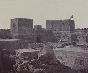 Jeruzalém - část starého města od James Robertson