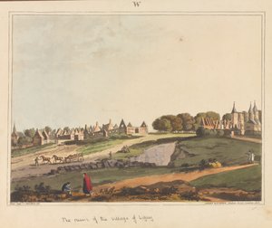 ?Zřícenina vesnice Ligny?, 1815 od James Rouse