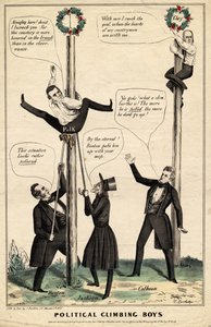Political climbing boys, vydal J Baillie, H Bucholzer, New York, 1844