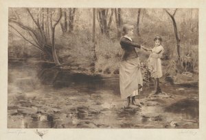 Bez názvu (Crossing A Brook In The Woods) od James S. King