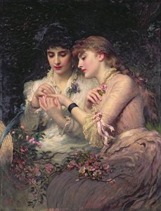 A Thorn Amidst Roses, kolem roku 1887 (olej na plátně)
